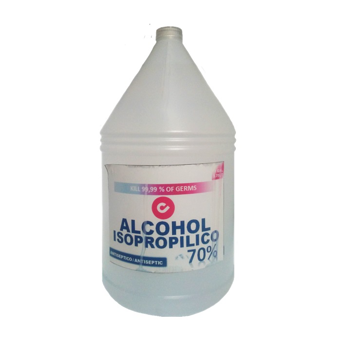 Alcohol Isopropílico al 70% en Galón