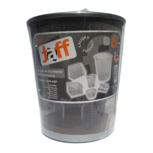 Juego de Escritorio Metal 6 Piezas Con Papelera Taff