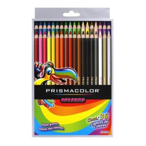 Creyones de Madera 36 Colores Prismacolor