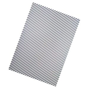 Cartulina Estampada Diagonal Negro