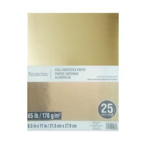 Cartulinas Recollections Gold Foil