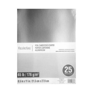 Cartulinas Recollections Silver Foil