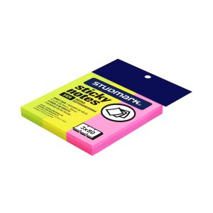 Taco Autoadhesivo 1x3" 3 Bloques 80 Hojas