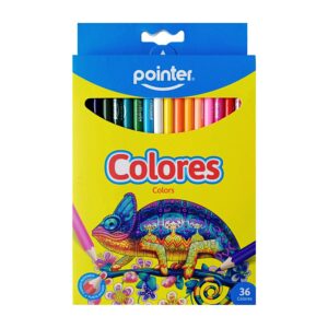 Creyones de Madera 36 Colores Pointer