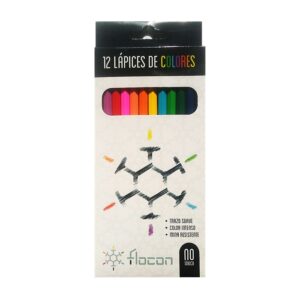 Creyones de Madera Flocon x 12 Uds