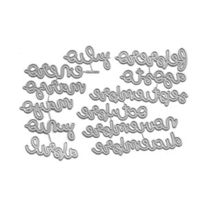 Troquel Plantilla de Corte Meses del Año