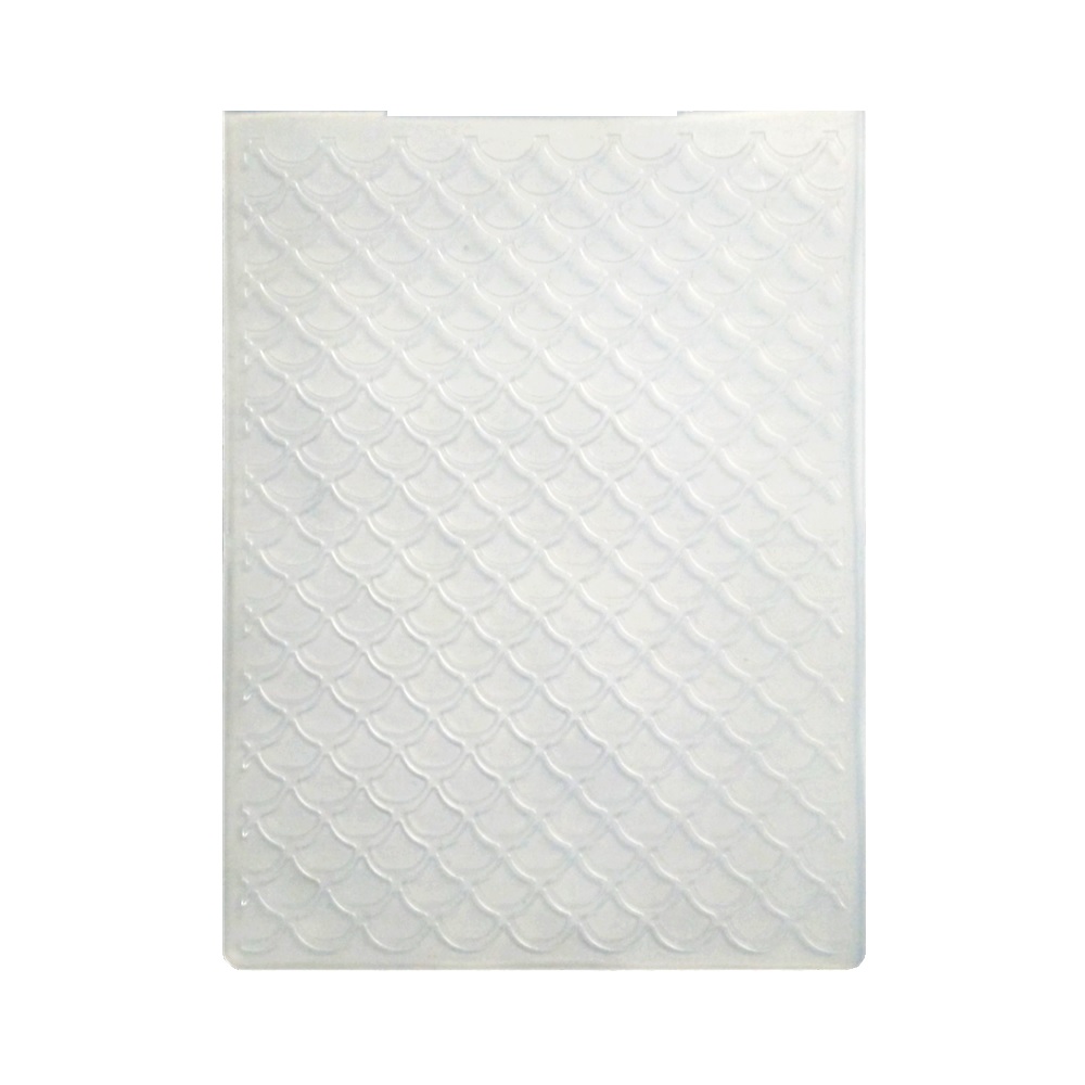 Carpeta de Repujado en Relieve Embossing Folder Escamas 10x15 cm