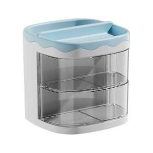 Organizador de Escritorio Porta Lápices Azul