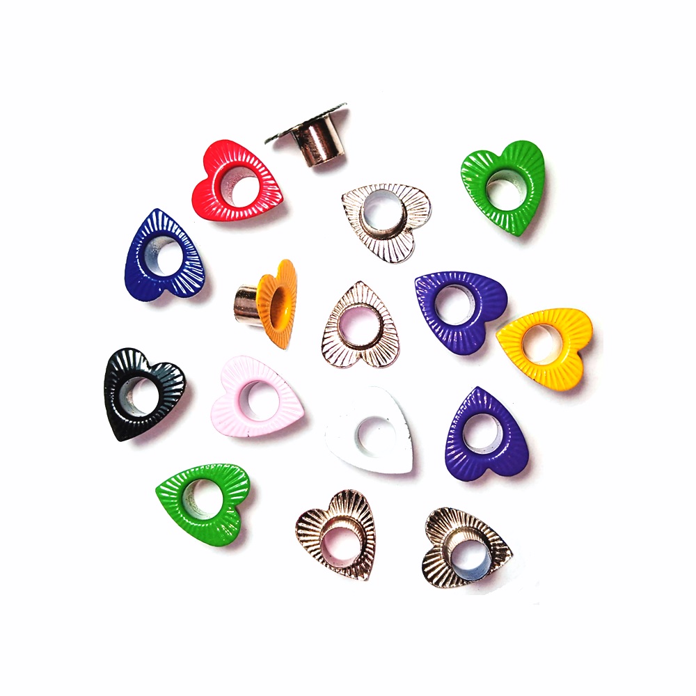 Ojete de Corazón Colores Surtidos Paquete x 100 Uds