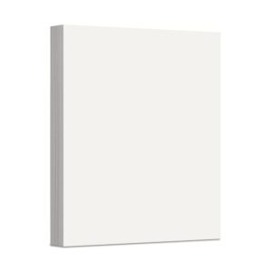 Cartulina Opalina Blanca Tamaño Carta x 100 Uds