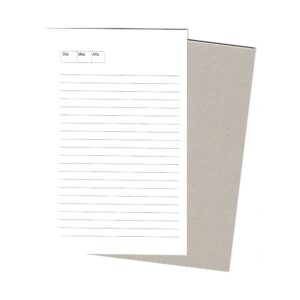 Kit de Agenda Media Carta 80 Hojas Impresas