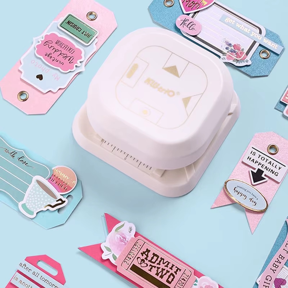 Perforadora de Etiquetas Multifuncional 4 en 1 KW-Trio - Imagen 2