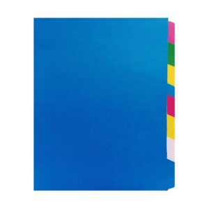 Separador Materias 8 Divisiones Colores Ofimak