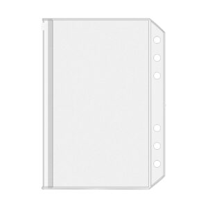 Bolsillo Plástico de Inserción para Agendas A5 21 x 14,8 cm