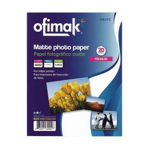 Papel de Fotografía Matte 180 gr Carta Ofimak