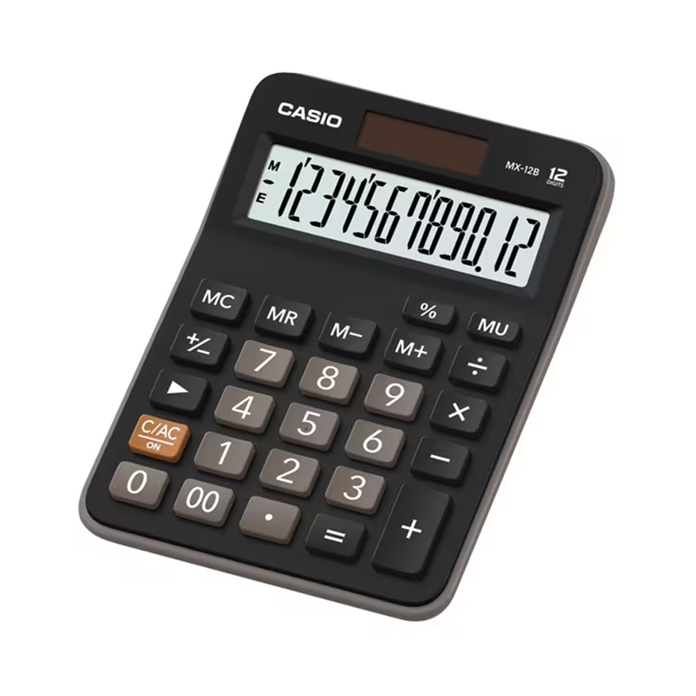 Calculadora de Escritorio Negra MX-12B Casio