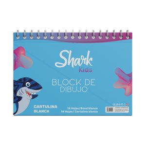 Block de Dibujo en Espiral Shark